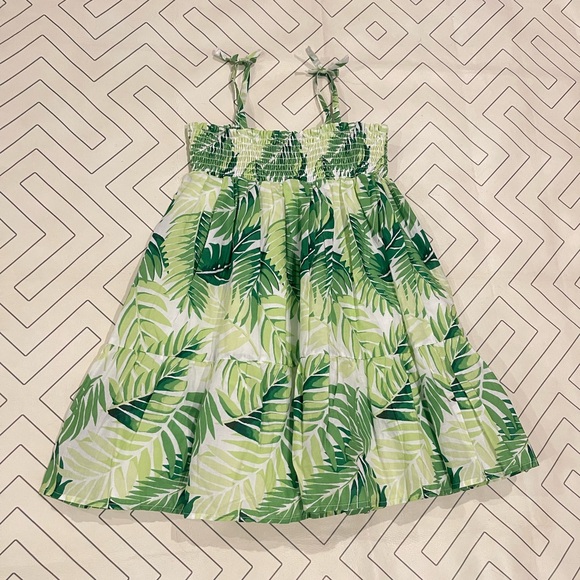 Janie and Jack Palm Leaf Dress - Picture 10 of 12